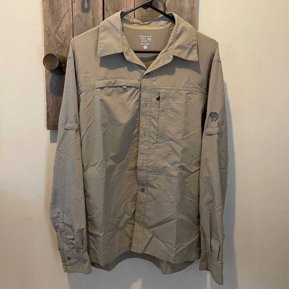 Mountain Hardware Mens Canyon Long Sleeve Shirt, Medium